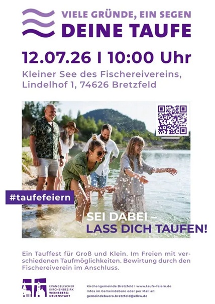 Taufe im See